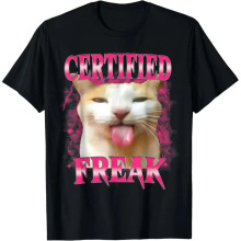 ���羳ŷ�롿Certified Freak Eating Cement Unhappy Cat Funny