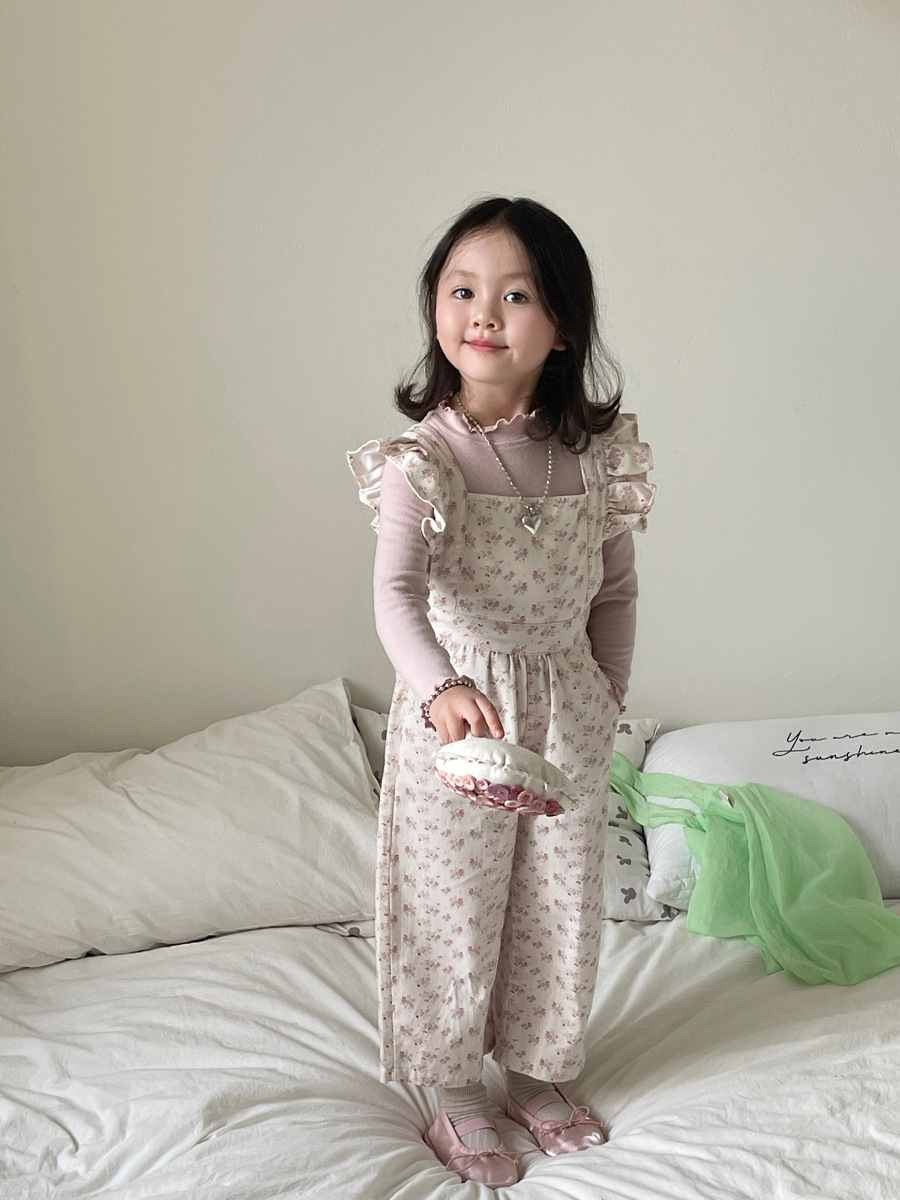 クリアランスセール】ヴィムウッド子供服女の子スーツ秋子供韓国風カジュアルオーバーオールボトムスシャツベビー服