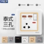 充电泰式暗装usb面板