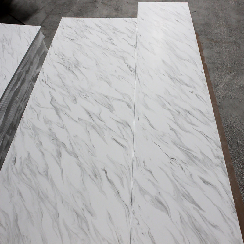 Factory Wholesale Fish Belly White Plate Home Kitchen Countertop Acrylic Plate Resin Artificial Stone Imitation Slate