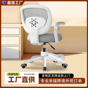 Adjustable Chair for Students to Do Homework, Computer Chair for Home Learning, Adjustable Posture Correction, Rotating Children's Writing Chair