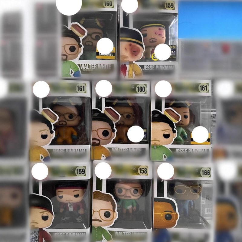 Breaking Bad Pop Merchandise Jesse Pinkman Walter White Mike White Figurines Toys Decorations