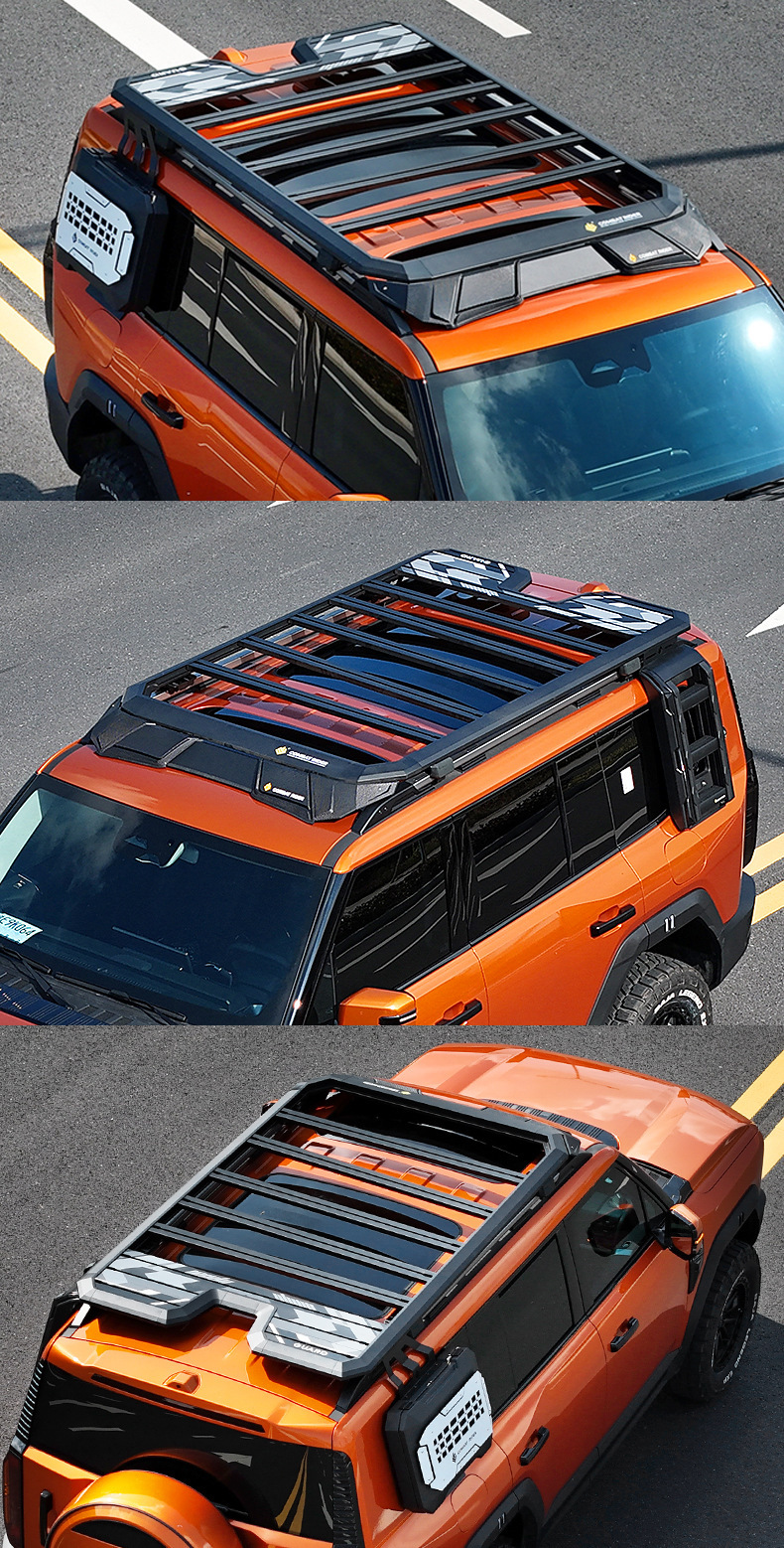 Suitable for Zongheng G700 Roof Luggage Rack Frame Off-Road Modification Folding Ladder Platform Aluminum Alloy Side Tent Backpack