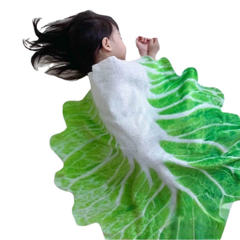 Трансграничная электронная коммерция офис сон одеяло с принтом китайской капусты блинное одеяло индийское летающее одеяло для торта одно блинное одеяло