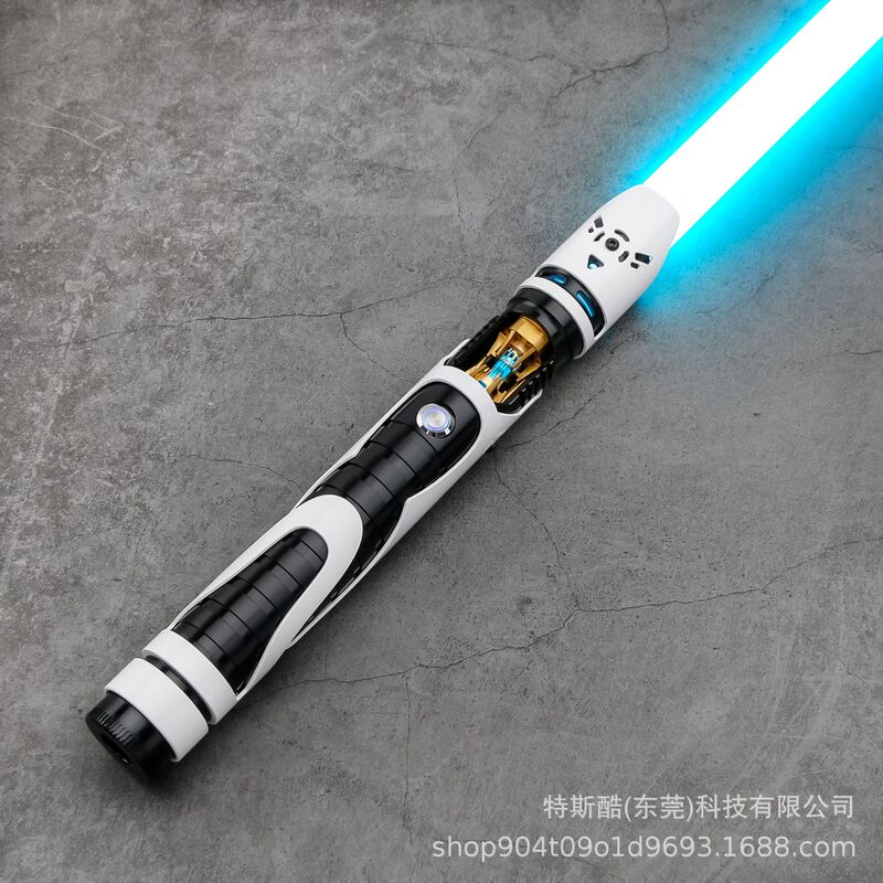 Tesku Star Warrior Laser Sword Light-Up Stick 27 Sounds 12 Colors Light-Up Sword Rechargeable Light Sword for Adults