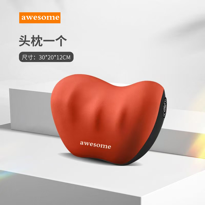 Car Headrest Lumbar Pillow Cushion Car Driving Backrest Car Waist Support Lumbar Neck Pillow Waist Support Pillow