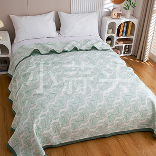 Six-layer gauze soft mat cotton mother and infant class a thickened single double dormitory infant sheets sweat-absorbent breathable