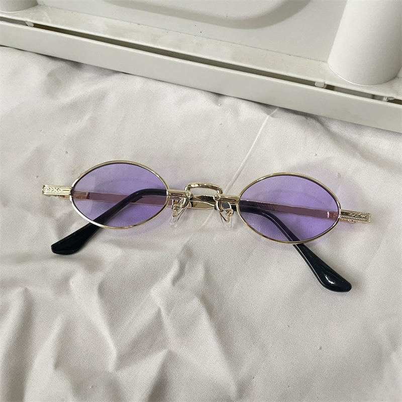 Retro Purple Sunglasses, UV Protection, Multiple Frame Shapes, Width 13–14 cm