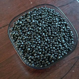 厂家供应黑色HDPE再生塑料颗粒波纹管排污管颗粒低压聚乙烯管道料