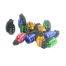 汽车/摩托车手雷气门嘴帽配件 彩色铝合金防尘盖气阀帽气门盖现货