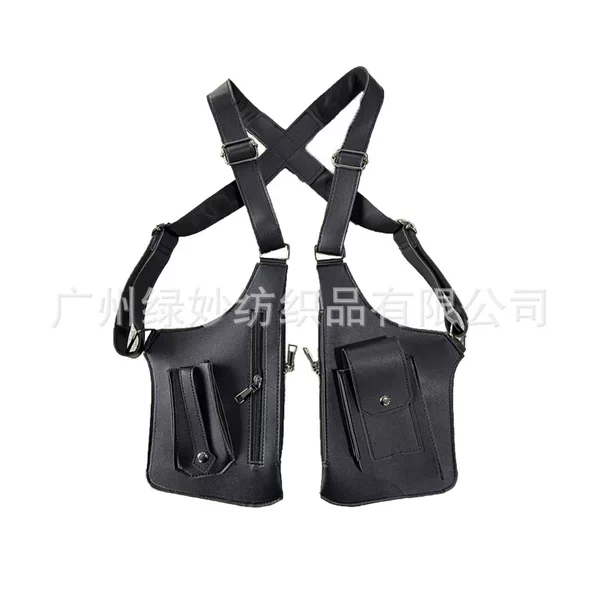 Cross-Border New Men's Suspender Vest Bag Outdoor Tactical Bag Invisible Armpit Anti-Theft Bag Sports Fashion Backpack