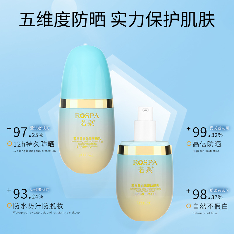 Siquan High-倍 spray protector solar blanqueador humectante aislante crema de protección solar para la cara femenina dura todo el cuerpo sin quitar el maquillaje
