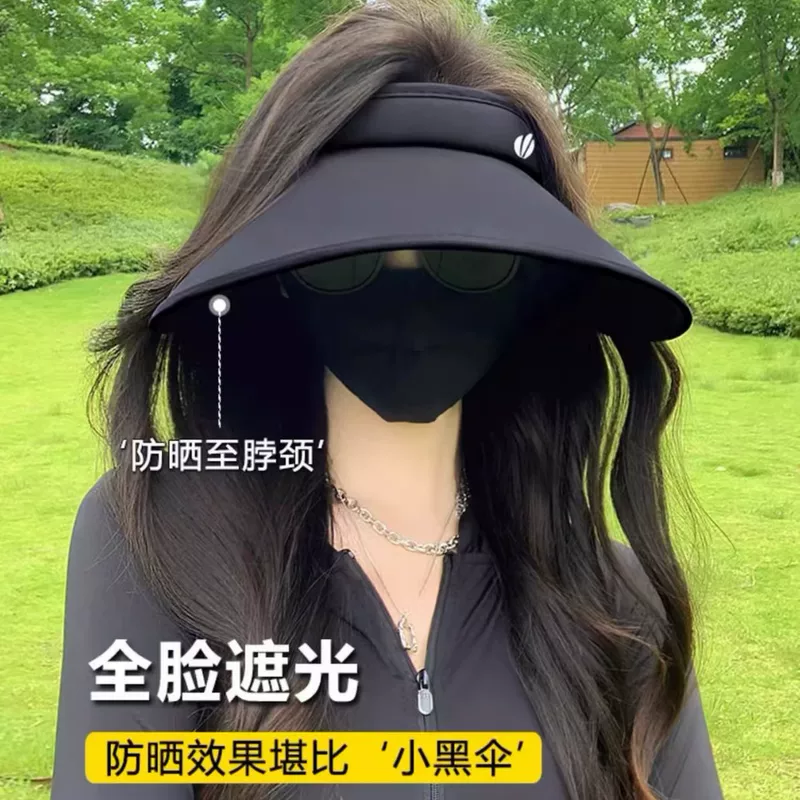 Silk sun hat solar-powered, UV protection