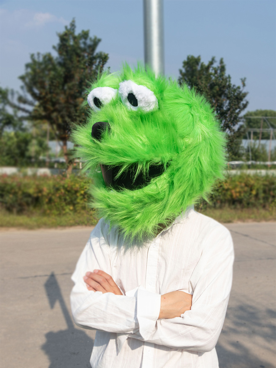 Cubierta de casco de motocicleta Cubierta de casco de felpa puntual Cubierta de casco completo Cubierta de casco de motocicleta Tacón de viento Moda de moda