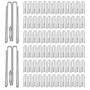 Cross-Border Pleated Hook Stainless Steel Curtain Hook Curtain Buckle and Pin 4-Pin Pleating Tool Window Shower Curtain Clip