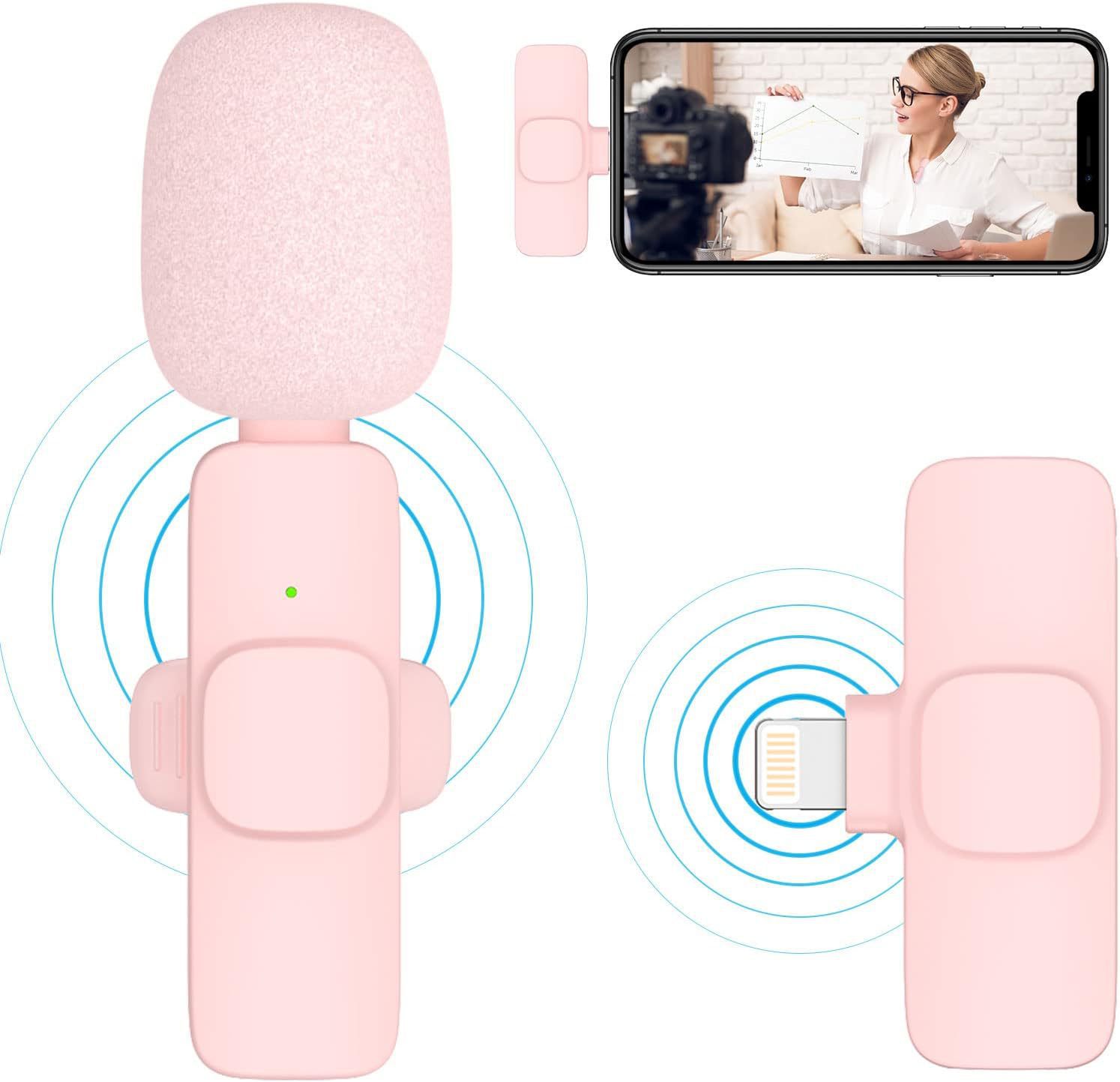 Ventas transfronterizas calientes K9 multicolor teléfono móvil mini micrófono inalámbrico de collar tipo micrófono de radio en vivo reducción de ruido mini micrófono