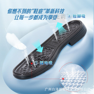 Micro-Air-Conditioned Soles, Foreign Trade Direct Supply, Domestic Sales, Rubber Shoe Materials, Non-Slip, Wear-Resistant, Ultra-Soft Casual Shoes, Lightweight Soles