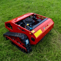 ヨーロッパとアメリカに輸出 芝刈りロボット 果樹園除草機 小型農業用クローラ式リモコン芝刈り機
