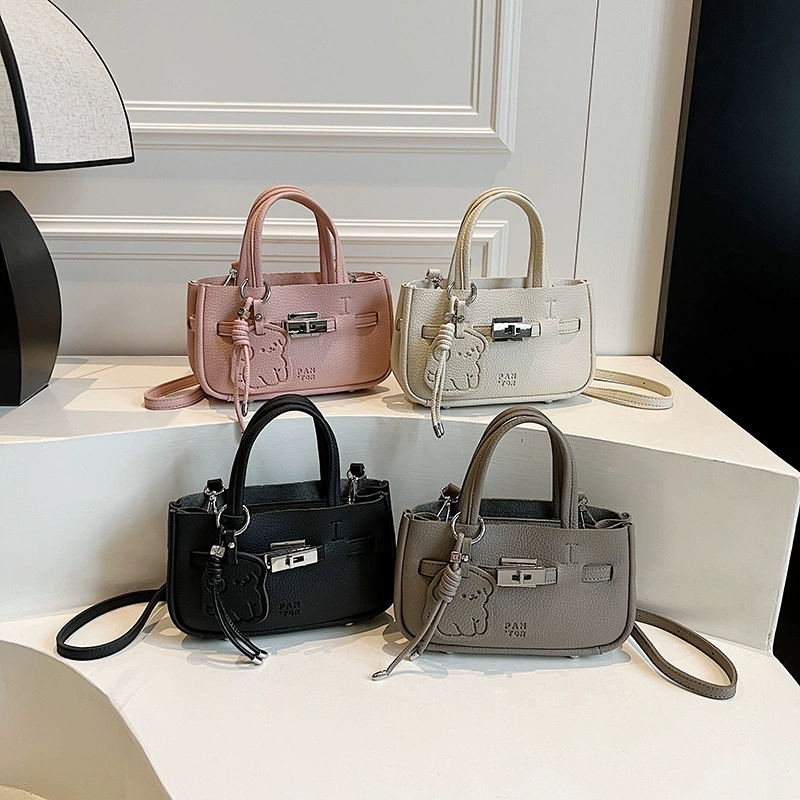 Ретро портативная платиновая сумка через плечо, модная одно- Shoulder bag, городской стиль