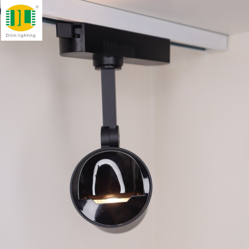 Led Polarized Wall-Mounted Spotlight for Living Room, Mall, Museum, Home, Clothing Store, Downlight with Rotating Main Light