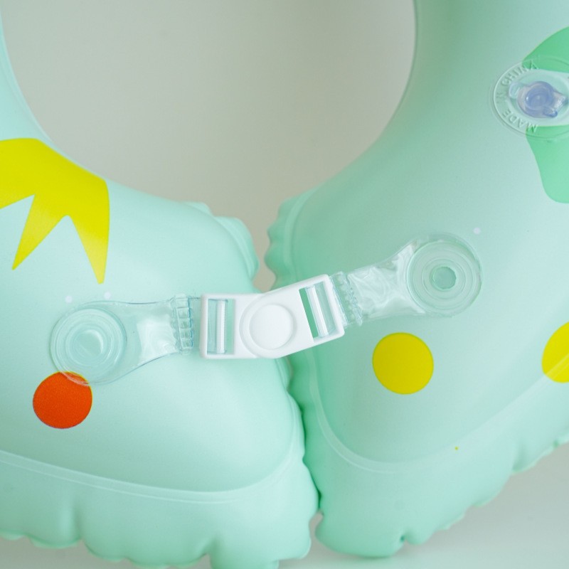 Fabricantes suministro infantil natación inflable collar engrosado bebé recién nacido especial doble airbag cuello anillo de natación