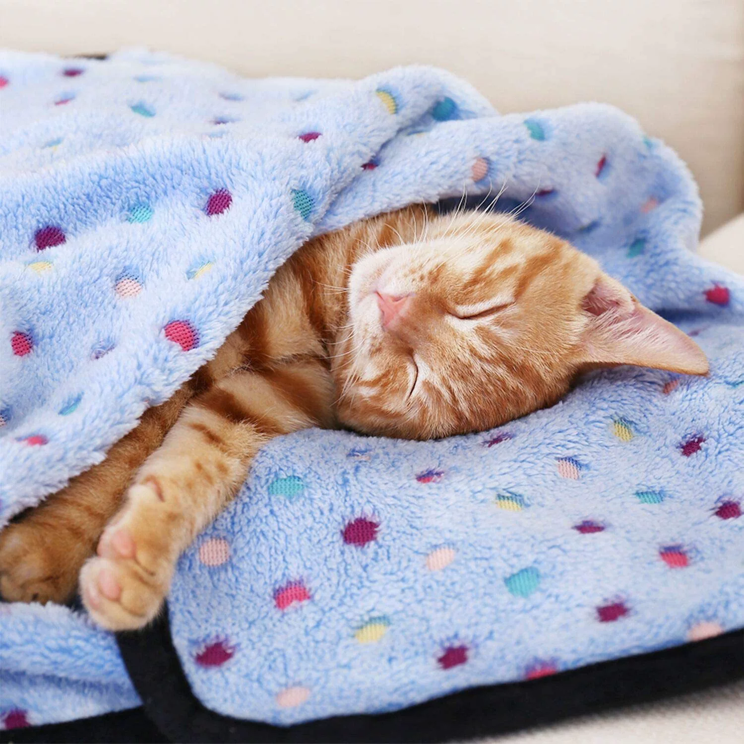 Коралловый фланелевый пуховый пододеяльник
