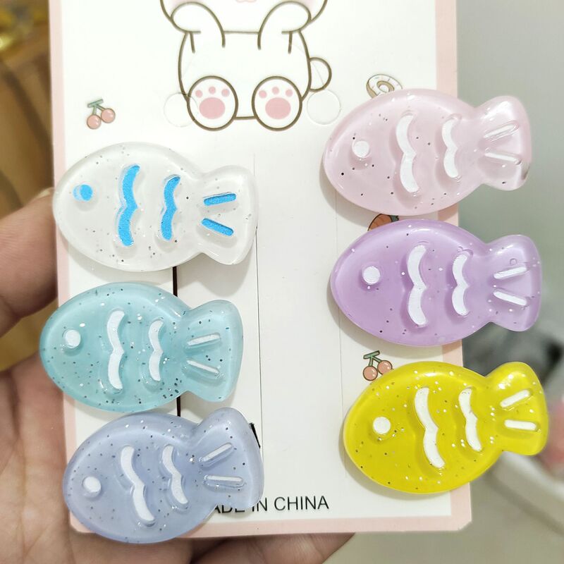冰透细闪小鱼diy树脂配件手机壳洞洞鞋手工制发夹材料配饰|undefined
