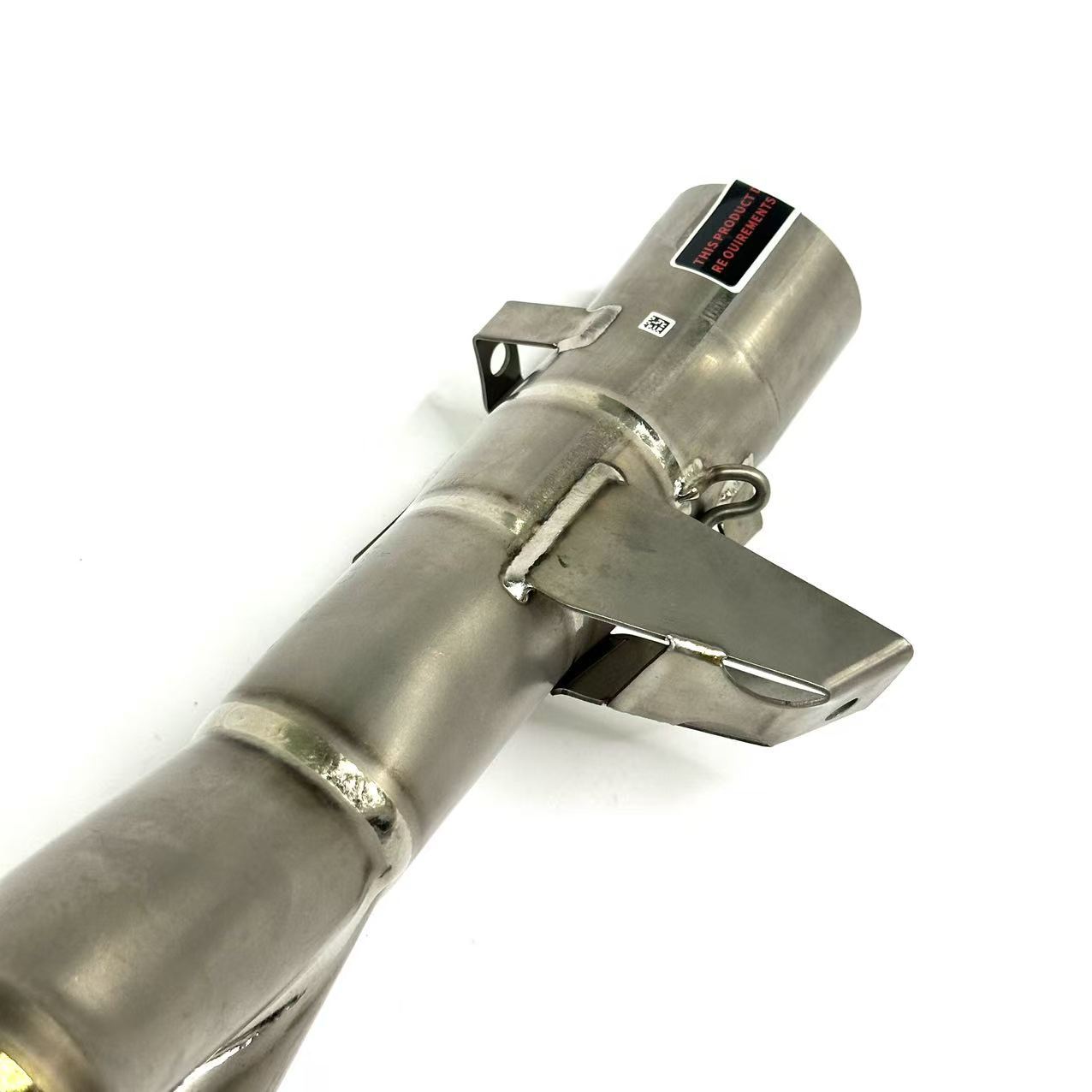 BMW S1000XR/M1000XR modified front section, BMW S1000XR Akrapovic front and middle section, titanium alloy front section