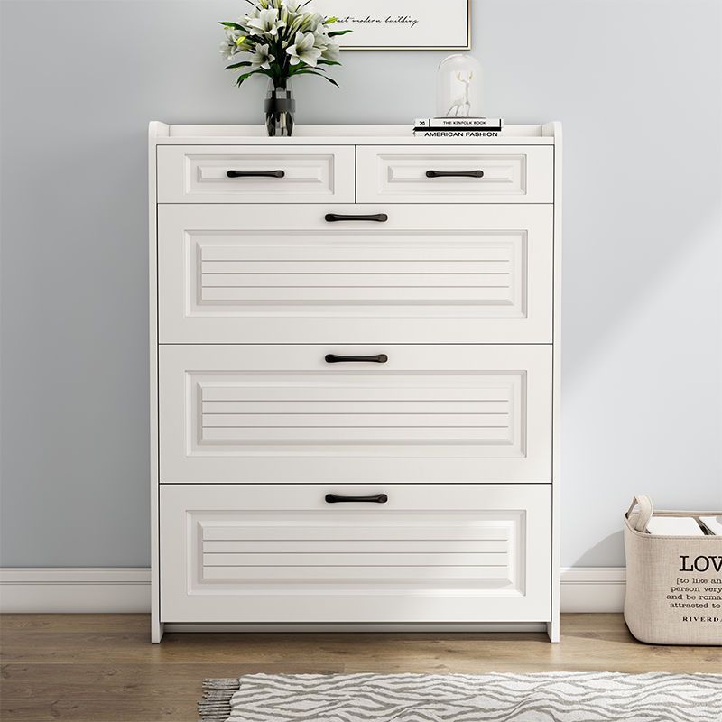 Tip-Up Shoe Cabinet Solid Wood Entrance Door Household Large-Capacity Entrance Cabinet Nordic Storage Space-Saving Ultra-Thin Shoe Rack