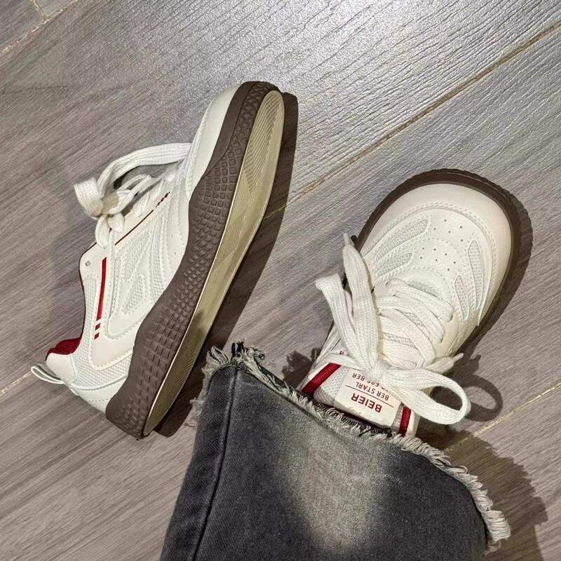 Gucci Tianlun Training Double Mesh Sneakers for Women 2026 Spring Niche Korean Style Breathable Sports Forrest Gump White Shoes