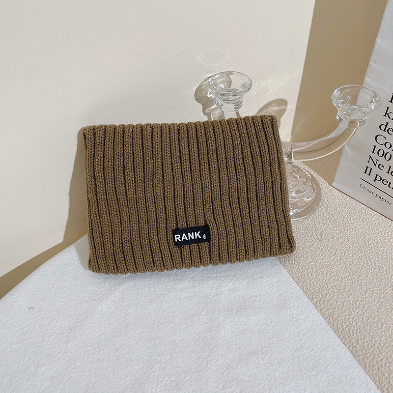 Otoño y invierno correa de cabello de punto para mujeres 2024 nuevo deportivo frente protector a prueba de viento frente caliente cubierta de cabello de mes paquete pañuelo