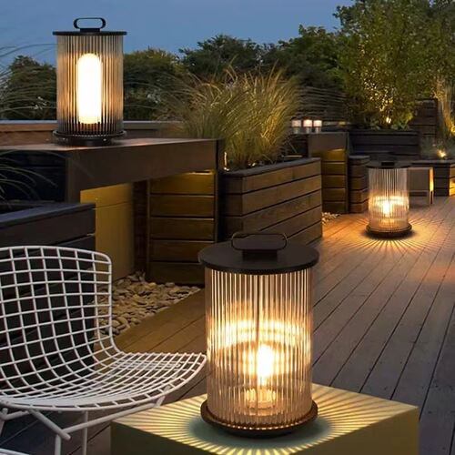 Outdoor lights solar courtyard lights lawn lights terrace balcony lights yard decorative lights lighting lights villa floor lamps