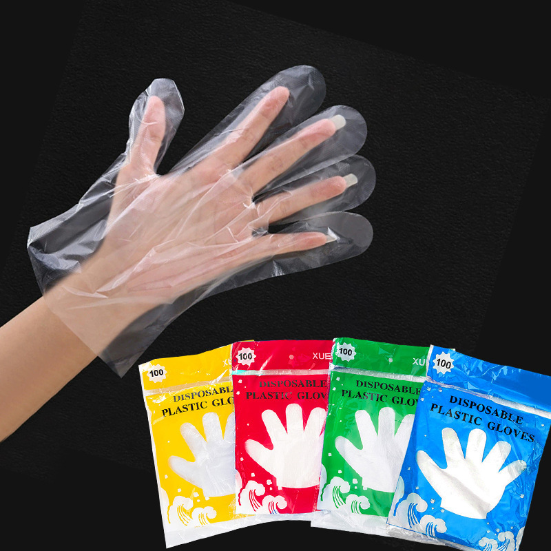 家事用清掃手袋、美容院用染毛用使い捨て手袋、プラスチックフィルム透明手袋、人気商品、工場卸売|undefined