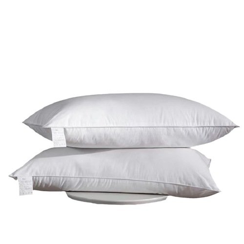 Five-star hotel all-cotton pillow core, guesthouse and homestay fiber pillow, imitation goose down, high-elasticity feather velvet, hotel-specific pillow core
