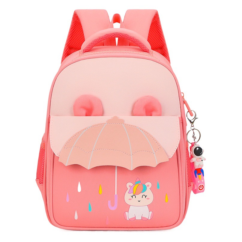 Nuevo paraguas pequeño mochila para niños 3-7 años de edad mochila de Kindergarten reducción de carga de dibujos animados mochila de estudiante de escuela primaria