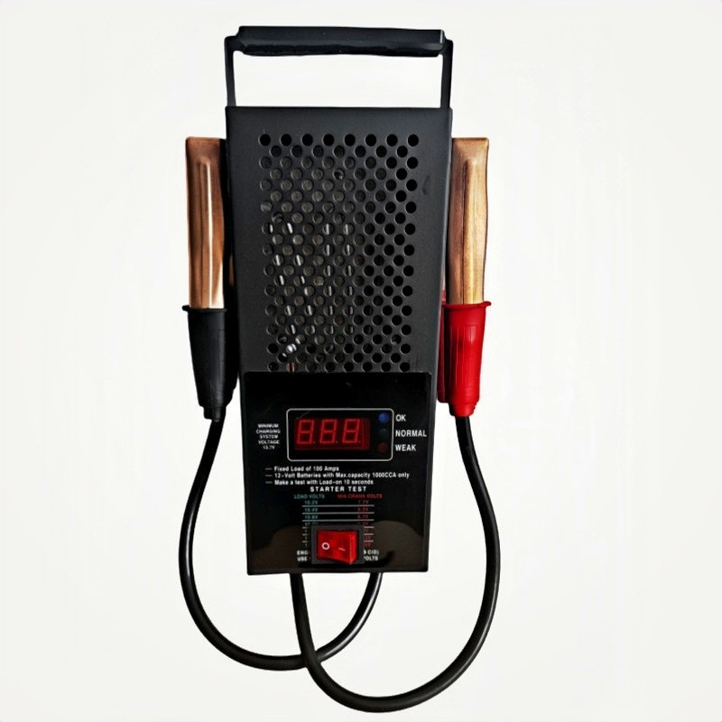 工厂直销英文版汽车蓄电池测试仪电池检测仪数字显示便携式