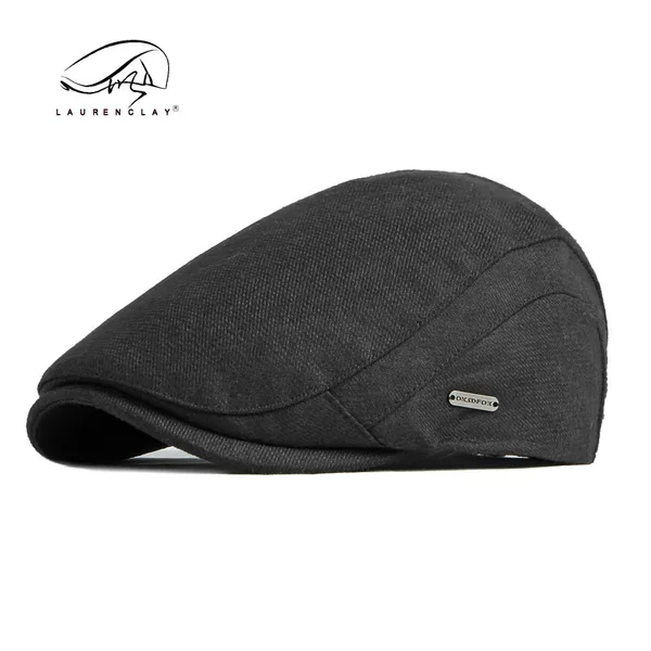 British Retro Hat Women's Autumn and Winter New Peaked Cap Casual Versatile Thickeneded Warm Beret Men's Forward Hat