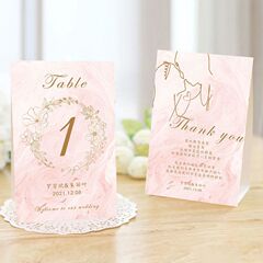 森系小清新シャンパンテーブルカード結婚祝い席カード年次総会中ヨーロッパ式結婚披露宴リスト写真台カード