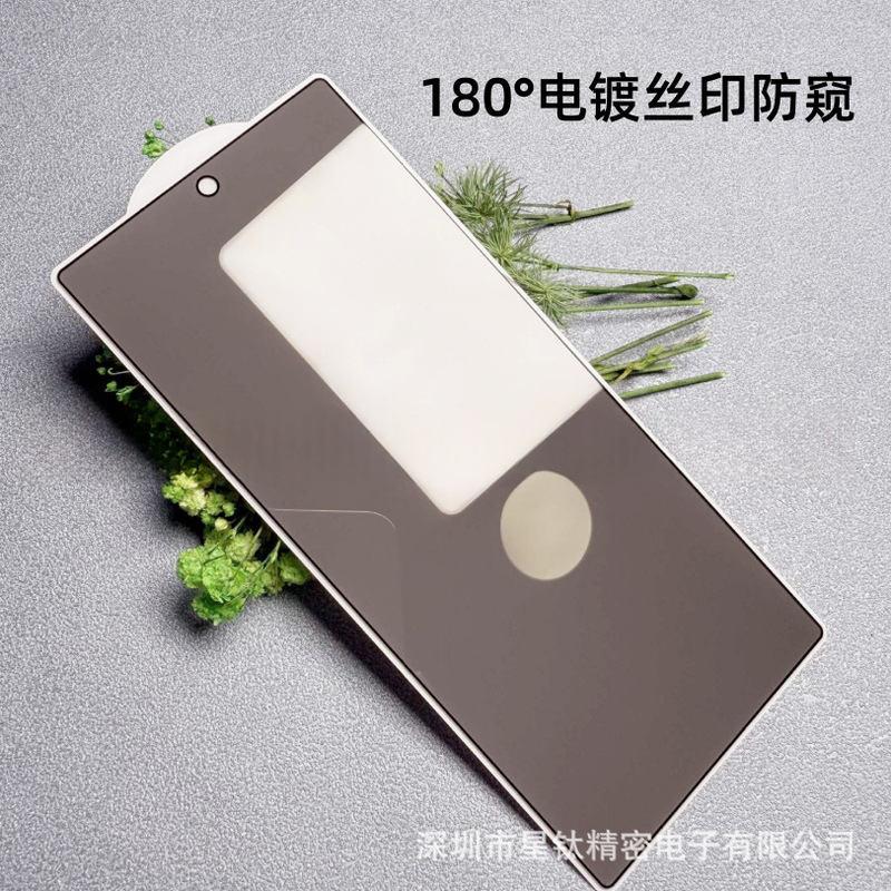 适用三星zfold7防窥钢化膜电镀钢化膜折叠屏三星fold7磨砂防窥膜|undefined