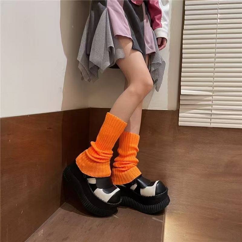 辣妹jk袜套袜子女堆堆袜秋冬加厚保暖毛毛中筒袜腿套洛丽塔ins潮|undefined