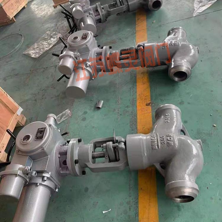 智能一体式电动焊接截止阀DN65 电动铸钢焊接截止阀J961Y-320C