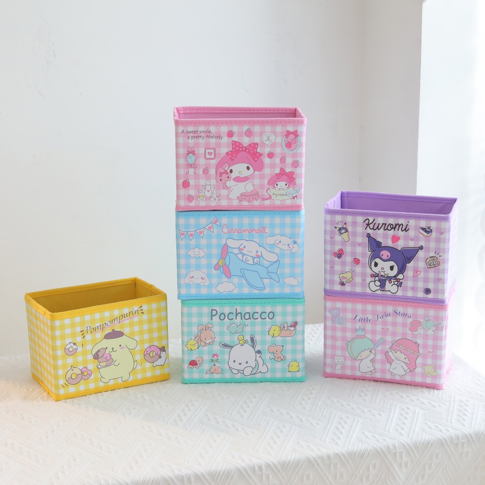 Japanese cartoon cute table storage box