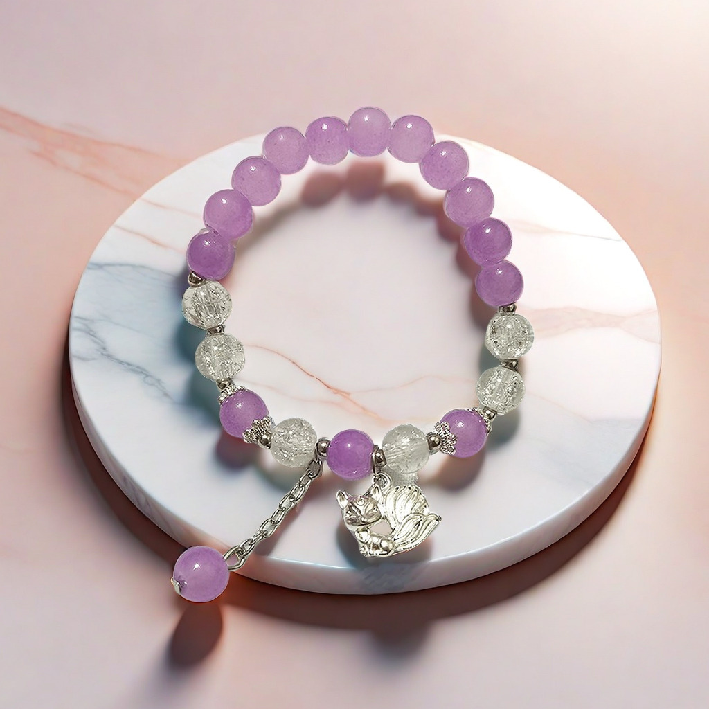 Pulsera de Lirio de los Valles Súper Hada, Promoción Especial 2025, para Mujer, Fresca y Única, Sensación de Alta Gama, Regalo de Pulsera con Cuentas para Mejor Amiga Estudiantil