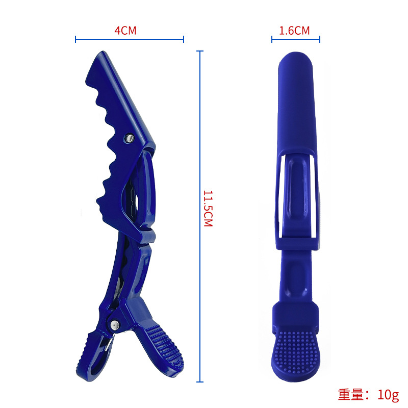 Brand New Plastic Crocodile Clip No-Trace Clip Duckbill Clip Straight Clip Hair Clip Zone Dolphin Clip Salon Crocodile Clips