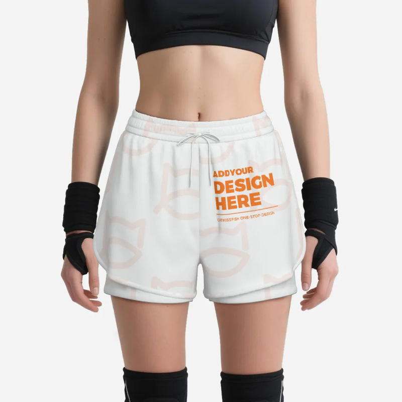 Full Print Upf50+ Cool Women's Jogging Shorts with Padding and Towel Loop, Available for Dropshipping Full Print Upf50+ Cool Women's Jogging Shorts with Padding and Towel Loop, Available for Dropshipping