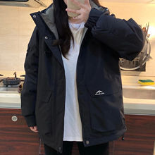 冬季新款棉衣男女机能户外连帽短款情侣棉服工装棉袄保暖外套潮