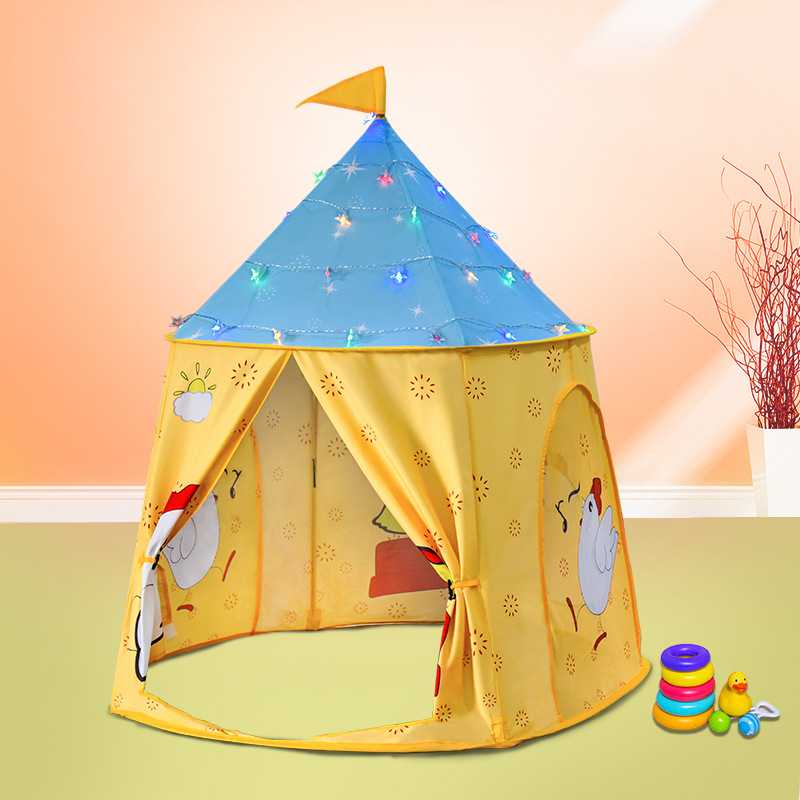 兒童帳篷室內遊戲屋家用男孩女孩寶寶公主城堡小房子玩具屋蒙古包