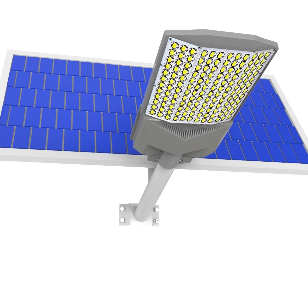 Luz de calle solar puntual, luz de jardín para el hogar al aire libre, luz de calle de iluminación LED impermeable de alta potencia súper brillante rural