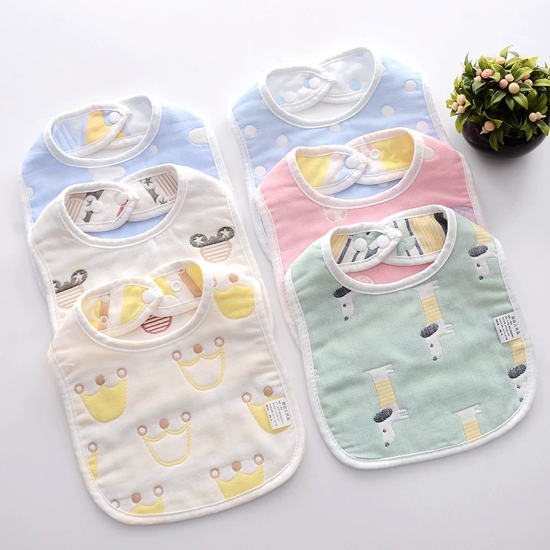 Gauze bib for early age for new born