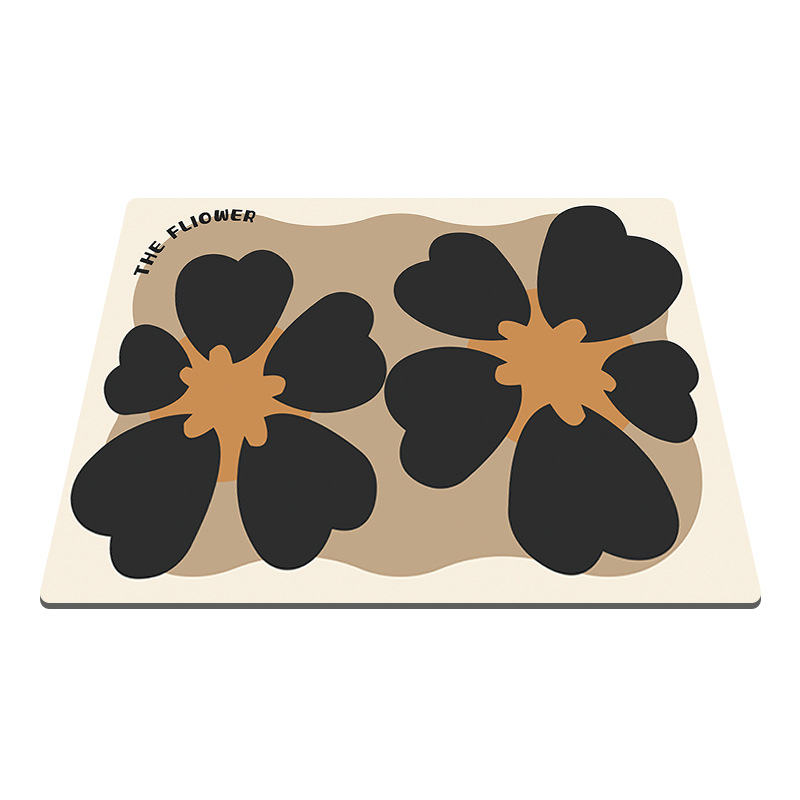 Alfombra del piso del baño alfombra absorbente de barro de diatomeas alfombra del piso del baño alfombra antideslizante puerta del baño